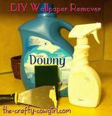 The Crafty Cowgirl Wallpaper Remover Wallpaper Removal Solution Homemade Wallpaper Removable Wallpaper