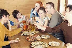 Outdoor dinner parties always look so beautiful and fun! Dinner Party Games To Play At A Restaurant Ehow Com Dinner Party Games Birthday Dinner Party Dinner Party