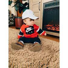 Baby Babyboy Babyboyoutfits Nike Boots Hat Ootd Baby Boy Outfits Baby Boy Hats