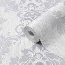 Goodhome Phacelia Grey Damask Textured Wallpaper Damask Wallpaper B Q 3055438 Hd Wallpaper Backgrounds Download Welcome to the wallpaper borders store, where you'll find great prices on a wide range of different wallpaper borders for diy and professional use. goodhome phacelia grey damask textured