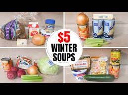 5 Dinner Winter Soups Cheap Crockpot Soup Recipes Youtube Crock Pot Soup Crockpot Soup Recipes Soup Recipes