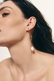 Fernanda gold plated earrings