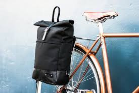 Roll Top Pannier Backpack Backpack Pannier Bag Cycle Bag Etsy Pannier Bag Bags Top Backpacks