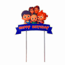 Cocomelon theme cake topper / cake centerpiece is perfect for a to decorate the themed cake digital file includes: Cocomelon Birthday Cake With Cupcakes Custom Cake Coco Melon Charm S Cakes And Cupcakes The Cake Is Frosted And Covered With Fondant Kumpulan Alamat Grapari Telkomsel Dan Alamat Bank