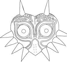 pin by sage on embroidery ideas majoras mask line art coloriages animaux pour adultes gratuits
