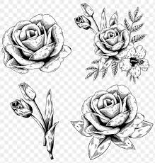 Black And White Flower Sticker Design Element Set Premium Image By Rawpixel Com Aum White Flower Png Black And White Flowers Flower Png Images