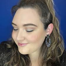 Midnight Glitter Bow Posts