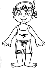 10 best swimming coloring pages for kids: Swimming Coloring Pages Coloring Home