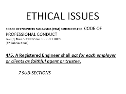 Cfp board's code of ethics and standards of conduct reflects the commitment that all cfp® professionals make to high standards of competency and ethics. Eut 440 Engineers In Society Nilai Unitnumber Of
