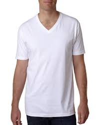 next level n3200 mens premium fitted short sleeve v neck tee