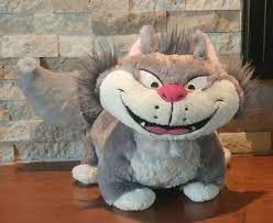 Disney Lucifer Cat Plush Cinderella Evil Villain Gray Stuffed Animal Euc Cat Plush Grey Stuffed Animals Evil Villains