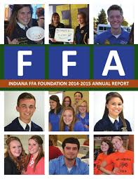IN FFA Foundation Annual Report 14-15 by Indiana FFA