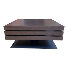Metal & brown church st. Contemporary Multi Level Swivel Coffee Table Design Plus Gallery