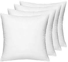 Check spelling or type a new query. Amazon Com Hippih 4 Pack Pillow Insert 16 X 16 Inch Hypoallergenic Decorative Square Sofa And Bed Pillow Bed Pillows Couch Throw Pillows White Throw Pillows