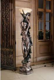 Amazon Com 6ft Classic French Art Deco Decorative Peacock Lady Statue Art Nouveau Floor Lamp Home Deco Floor Lamp Art Deco Floor Lamp Torchiere Floor Lamp