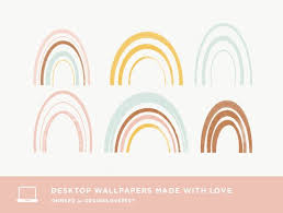 Hang 'em on walls, drape them on beds, divide a room, hide your secret stuff. Aesthetic Boho Rainbow Desktop Wallpaper Novocom Top