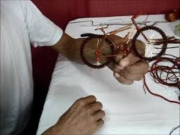 En el día de hoy quería compartir. Como Hacer Bicicleta Todo Terreno En Alambre Youtube Handmade Wire Wire Crafts Metal Crafts
