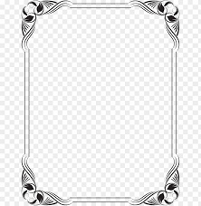 Black and white border photo frame european pattern png vector element. Stencil Borders For Paper Borders And Frames Frame Black And White Frame Borders Desi Png Image With Transparent Background Toppng