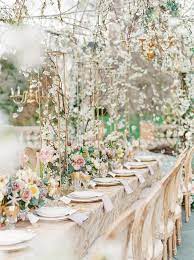 A Pastel Floral Explosion Of Pretty At The Cairnwood Estate Pastel Wedding Wedding Venue Decorations Cherry Blossom Wedding Theme