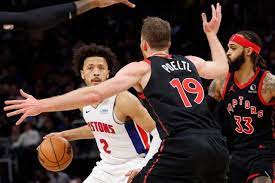 Cade Cunningham helps Detroit Pistons bust 28-game losing skid with 129-127  win vs. Raptors - Yahoo Sports