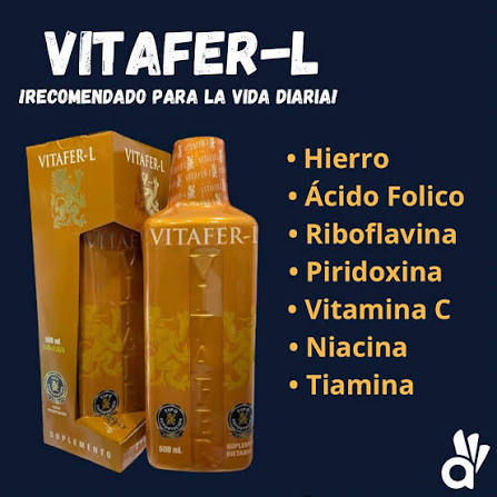 Vitafer 500ml El Vitafer es un suplemento líquido que ha sido diseñado para  ayudar a mejorar la salud sexual de los hombres. Este producto ha sido  formulado a partir de ingredientes 100%