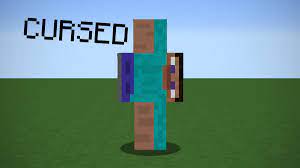 I have seen this done in adventure maps. Tapl On Twitter A Video About The Most Cursed Minecraft Skin Https T Co Jyg9ciuojf