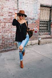 Meet Me On The Black Top Fall Outfits Fashion Outfits With Hats