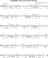(check, check, check) that is how he hides inside surprising places.'dance break! Columbia The Gem Of The Ocean Cello Sheet Music