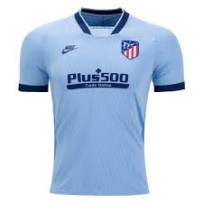 Atletico madrid 2007/2008 home football shirt jersey nike size m adult. Nike Men S 19 20 Atletico Madrid 3rd Jersey Psychic Blue Soccer Wearhouse