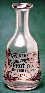 Still Life With Glass Of Absinthe And A Carafe Absinthe Carafes At The Virtual Absinthe Museum Mugnier Parrot Dual Mouthed Carafe Absinthe Absinthe Art Alcohol