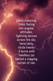 A Wild Crackling Lightning Dance Poem Poems Poetry Rain Lightning Rain Poems Short Poems Poems