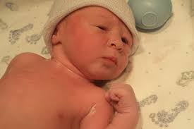 Couple delivers son during the 34-mile drive to the hospital