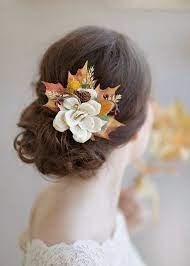 Fall Hair Accessories Autumn Wedding Rustic Bridal By Thehoneycomb Photo By Elizabeth Fall Wedding Hairstyles Autumn Hair Accessories Bridal Hair Accessories