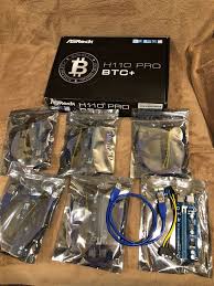 Asrock H110 Pro Btc 13gpu Mining Motherboard Intel Lga 1151 6 Usb 3 0 Risers Asrock Lga Motherboard Crypto Mining