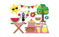 Summer Picnic Clipart (LES.CL38) | Free clip art, Picnic ...