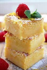 Lemon Magic Cake This Simple Sweet And Sour Cake Really Deserves Its Name Magic Magic Cake Sweet Recipes Cooking Recipes