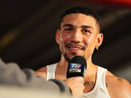 Teofimo Lopez and Keyshawn Davis exchange words at final presser