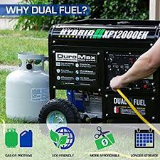 Built for activities including home backup, jobsite, recreation, camping, rv use, and more. Duromax Xp12000eh 12000 Watt 18 Hp Portable Dual Fuel Electric Start Generator Blue And Black
