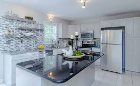 Try any one of them to add style to your kitchen while keeping your essentials handy every day. Black Granite Countertops Colors Styles Designing Idea