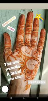 Natural Henna Starts Orange It Takes A Few Days To Get Dark It Goes On Like Green Buttercream Frosting Henna That Goes O Natural Henna Henna Designs Body Art