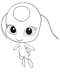 Maybe you would like to learn more about one of these? Tikki Plagg Miraculous Ladybug Coloring Pages Novocom Top