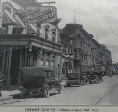 Albuquerque Nm 1915 Downtown New Mexico Albuquerque New Mexico History New Mexico Usa