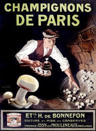 Champignons De Paris Ad Fine Art Print Vintage Advertising Posters Vintage Advertising Art Paris Art Print