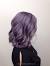 Ombre Black And Lavender Hair