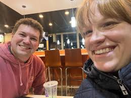 Meg and I went and got Taco Bell after the game. We had a great time  watching Sister Act play