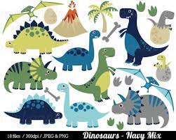 Dinosaur Clipart Dinosaurs Clip Art Tyrannosaurus Rex Etsy Dinosaur Clip Art Dinosaur Illustration Digital Clip Art Set