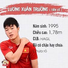 Tuy nhiên đây là những con số được tổng hợp ngẫu nhiên từ nhiều trẻ khỏe mạnh và ra số trung bình. LÆ°Æ¡ng Xuan TrÆ°á»ng U23 Viá»‡t Nam Home Facebook