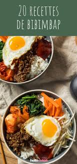 Le Bibimbap Est Un Plat Typique A La Base De L Alimentation Des Coreens Pour Autant Il N Y A Pas Une Recette Precise De Ce Met Certes Bibimbap Recette Recette
