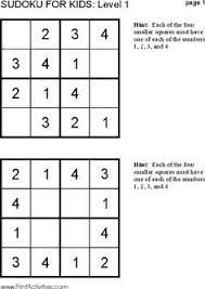 Maybe you would like to learn more about one of these? Free Kid Sudoku Puzzle Level 1 Page 1 Sudoku Sudoku Puzzles Kids Sudoku