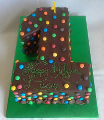Single Layer Unique Birthday Cake For 1 Year Old Boy Rainbow Layered Number 1 M Chocolate Covered 1st Birthday Cake Created By Mj Www Mjscakes Co Nz I Geburtstagstorte 1 Geburtstagskuchen Geburtstagskuchen Kinder